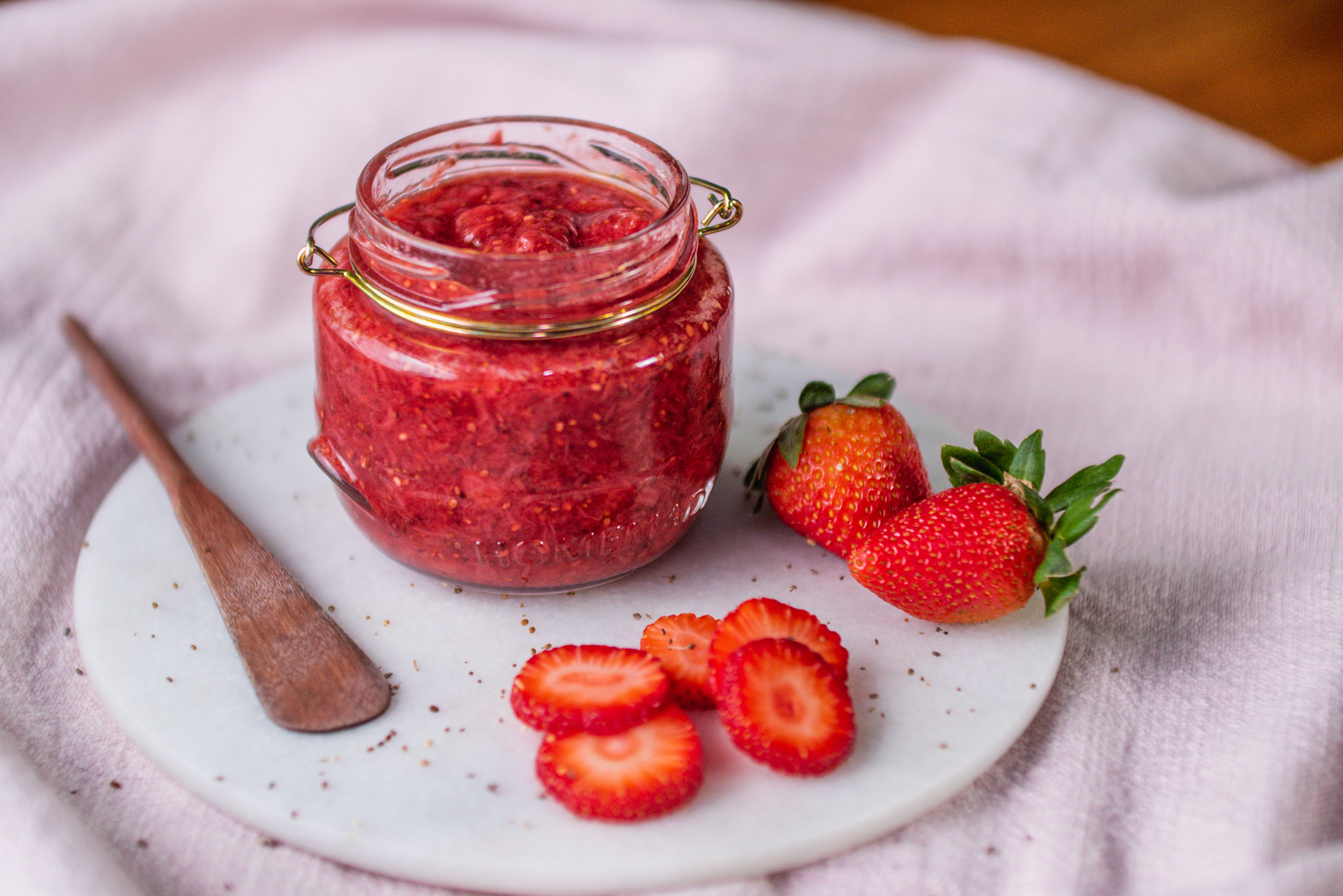 Geleia antioxidante de frutas vermelhas sem açúcar