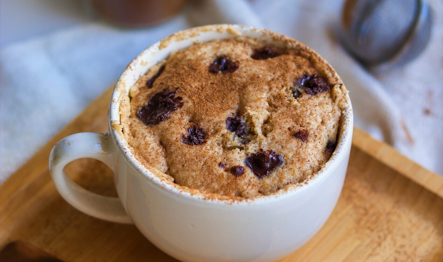 Bolinho de caneca low carb