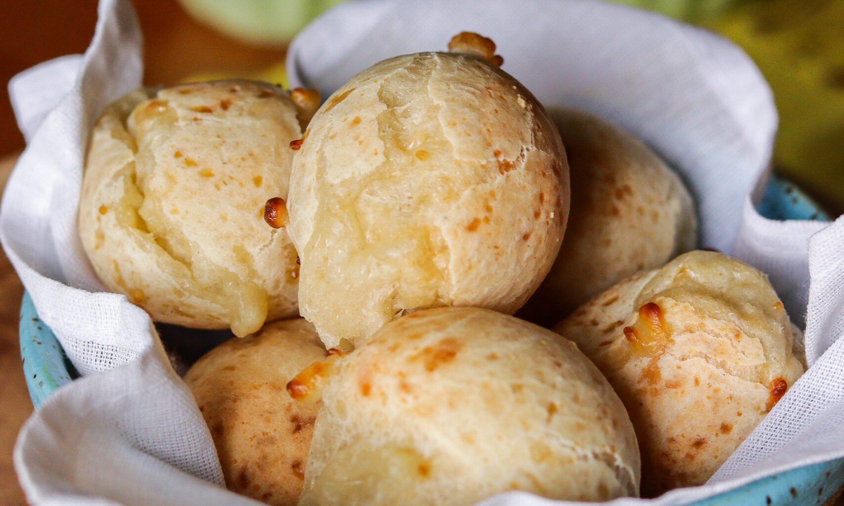 Pãozinho de queijo de cottage