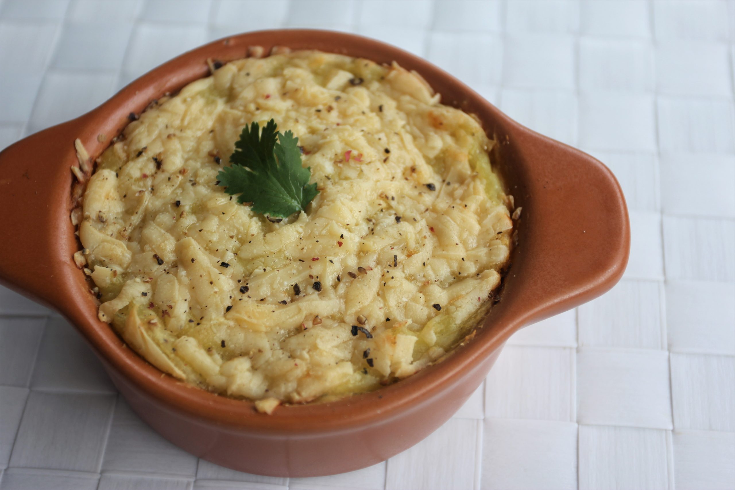 Escondidinho de macaxeira com frango