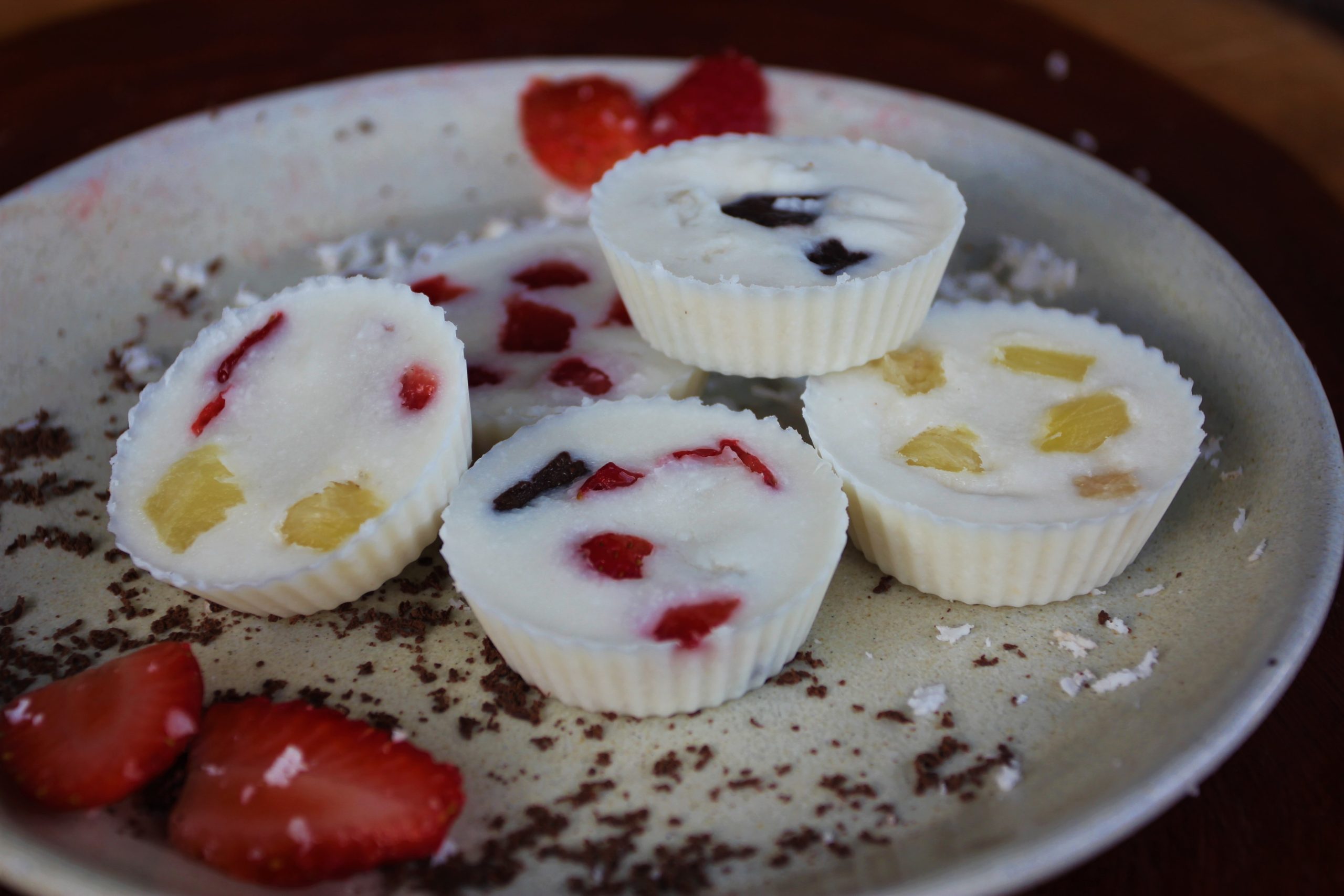 Bombom gelado de coco