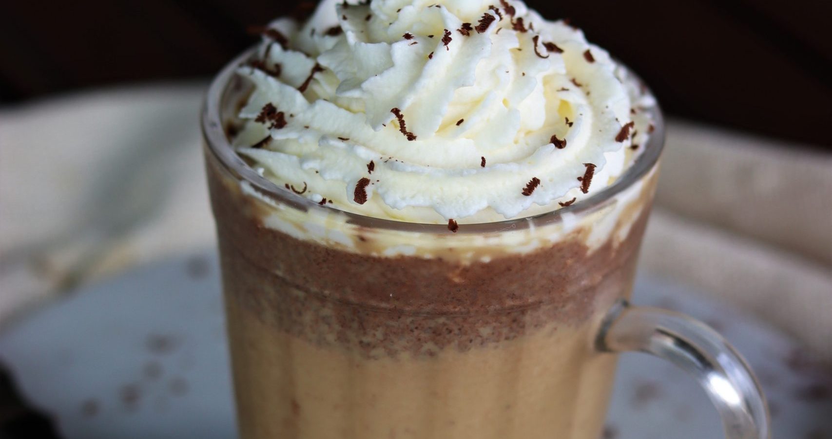 Frappuccino de chocolate sem açúcar