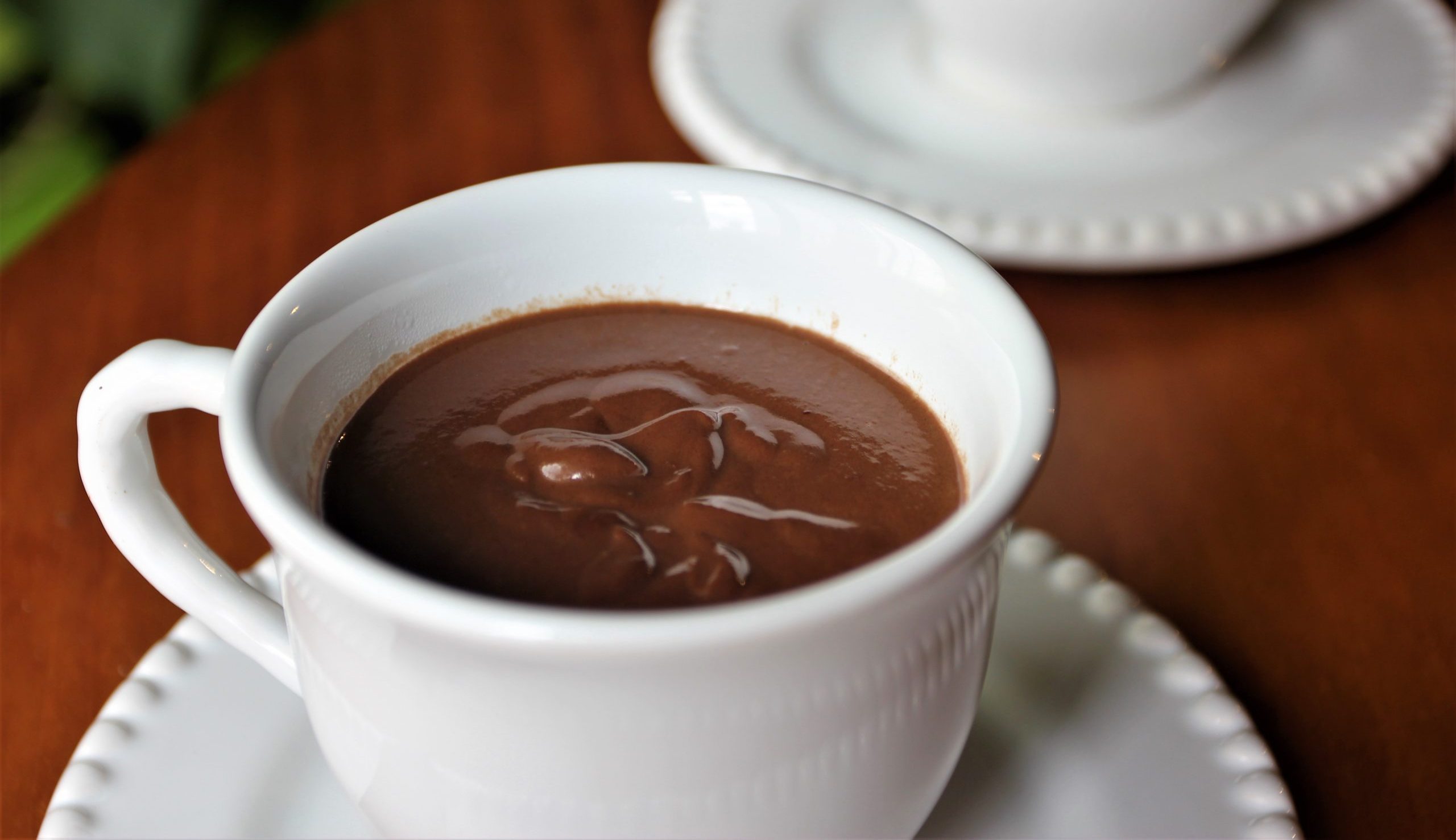 Chocolate quente proteico