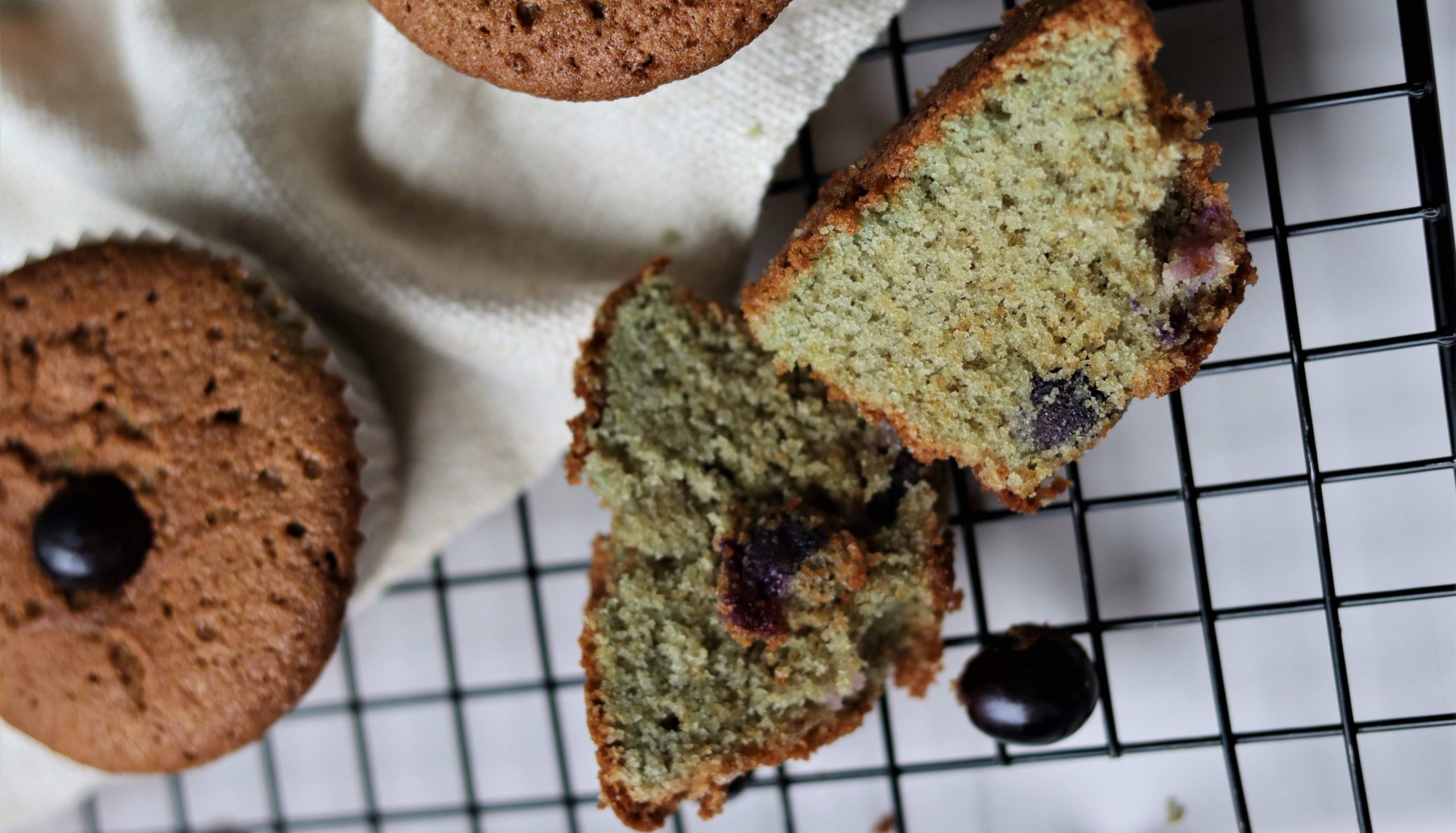 Muffin doce de uva