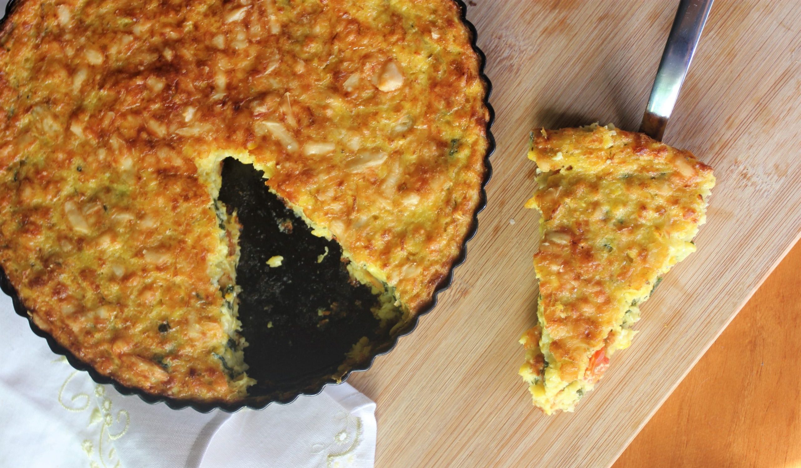 Torta caprese de milho (Chipa Caprese)