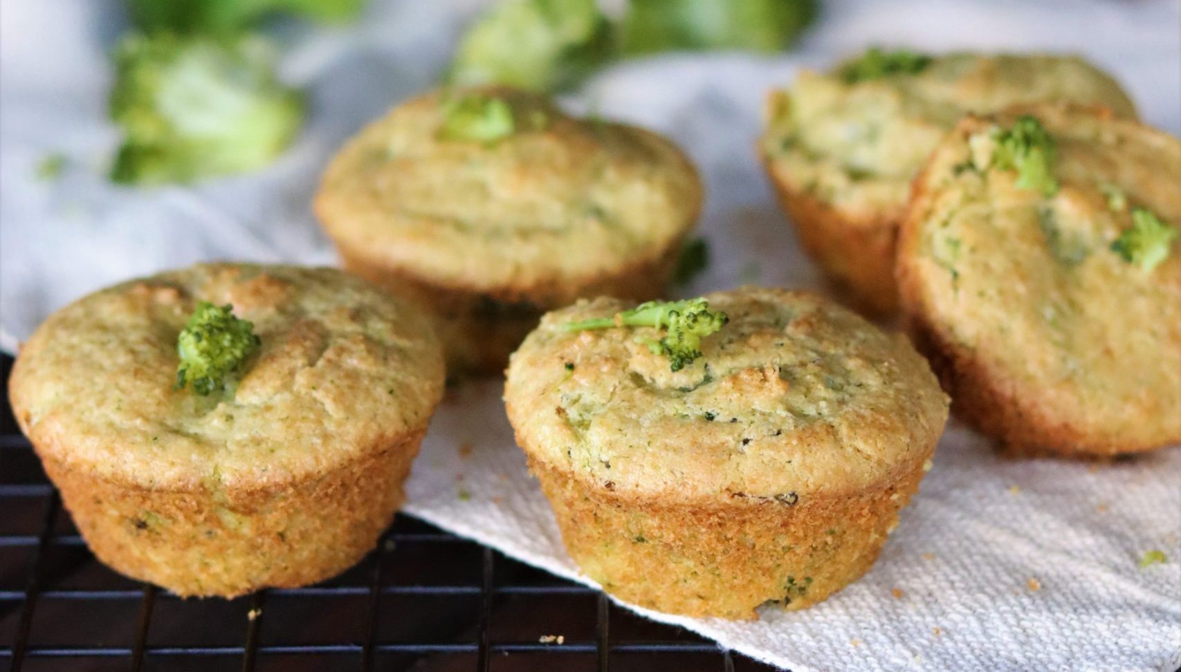 Muffin salgado de brócolis