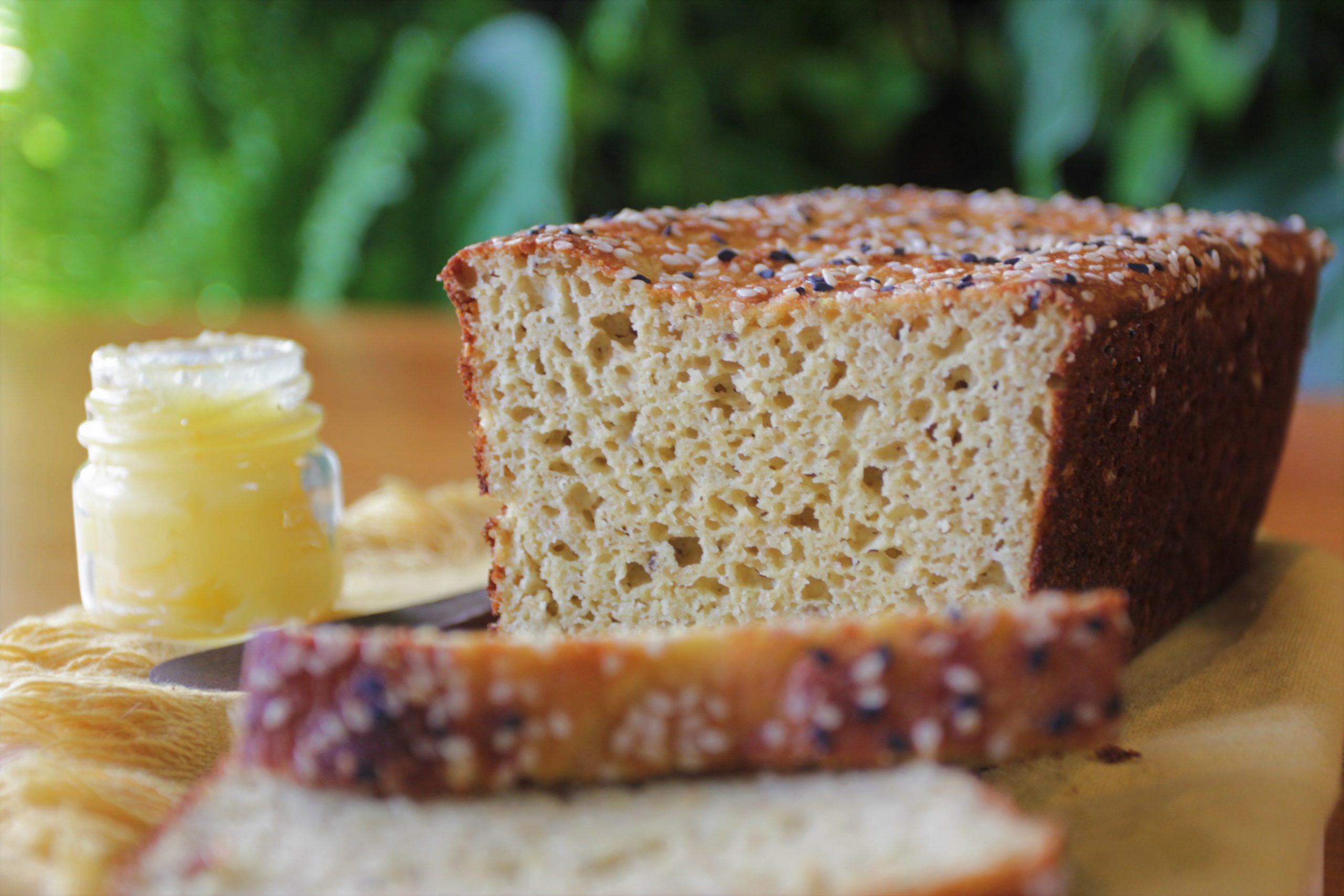 Pão de forma funcional low carb