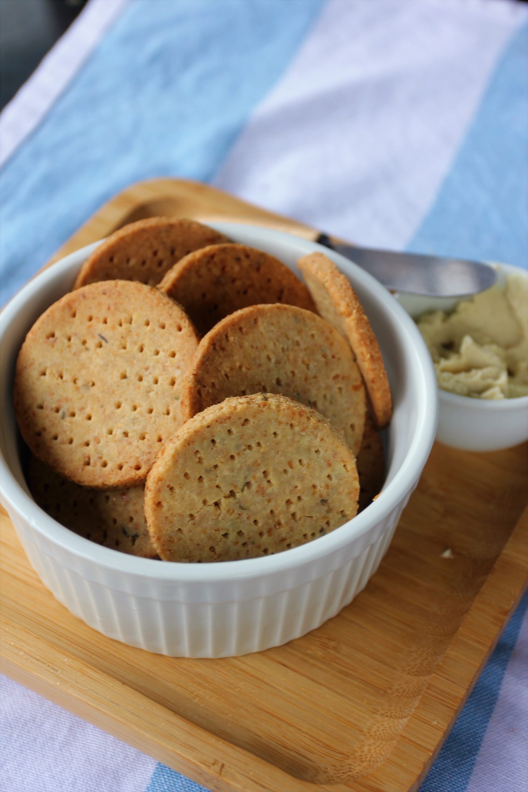 Bolacha “Cream Cracker” low carb