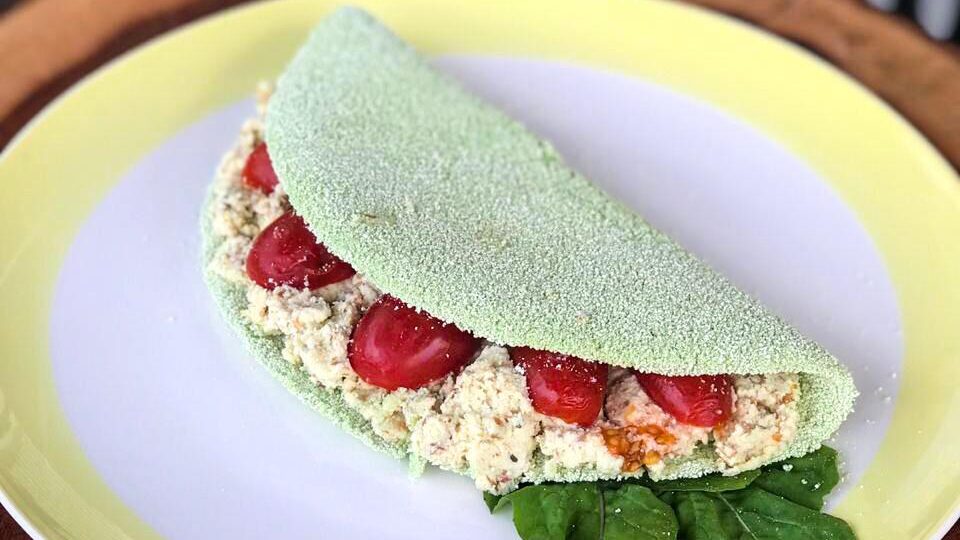 Tapioca verde caprese